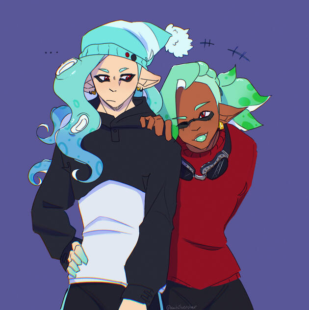 two characters, silver and reed